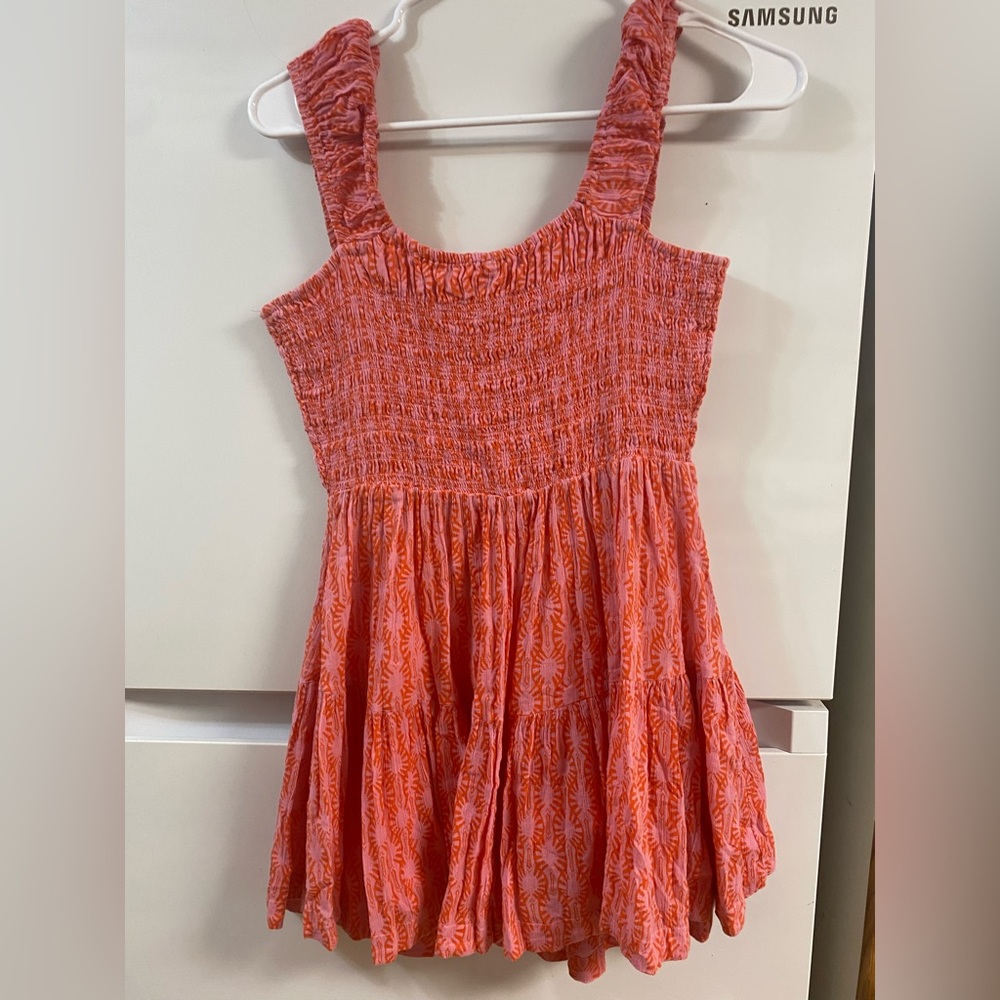 Free People Coral Sweet Annie Mini Dress - Picture 3 of 9